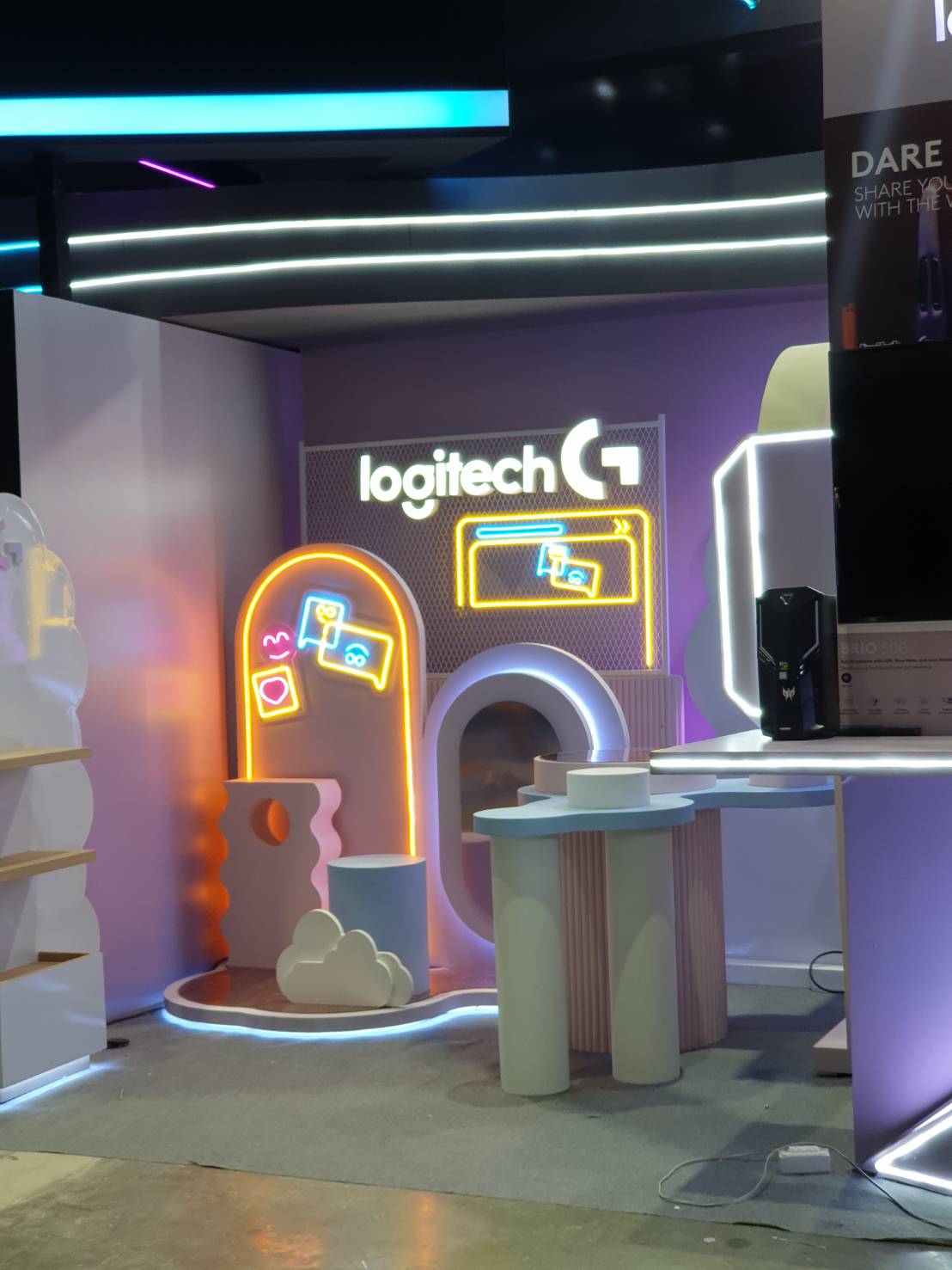 Logitech Booth @thailandgame show 