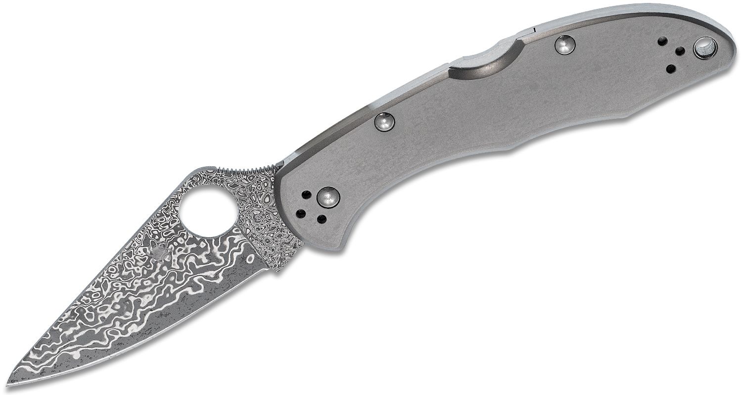 Spyderco Delica Damascus - bangkoktactical