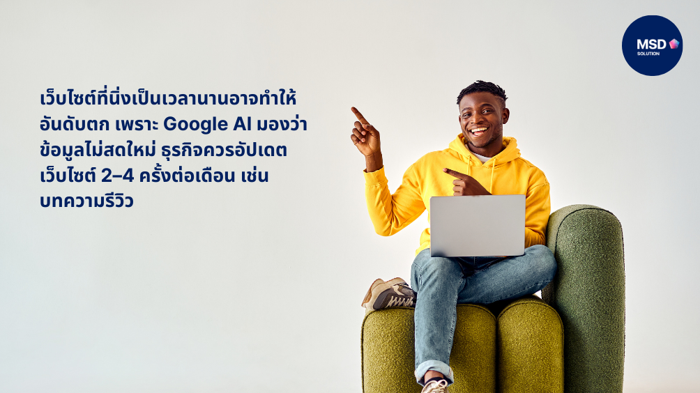 ธุรกิจเปิดใหม่ปี 2026 ควรปรับเว็บไซต์ตาม Google AI อย่างไร2