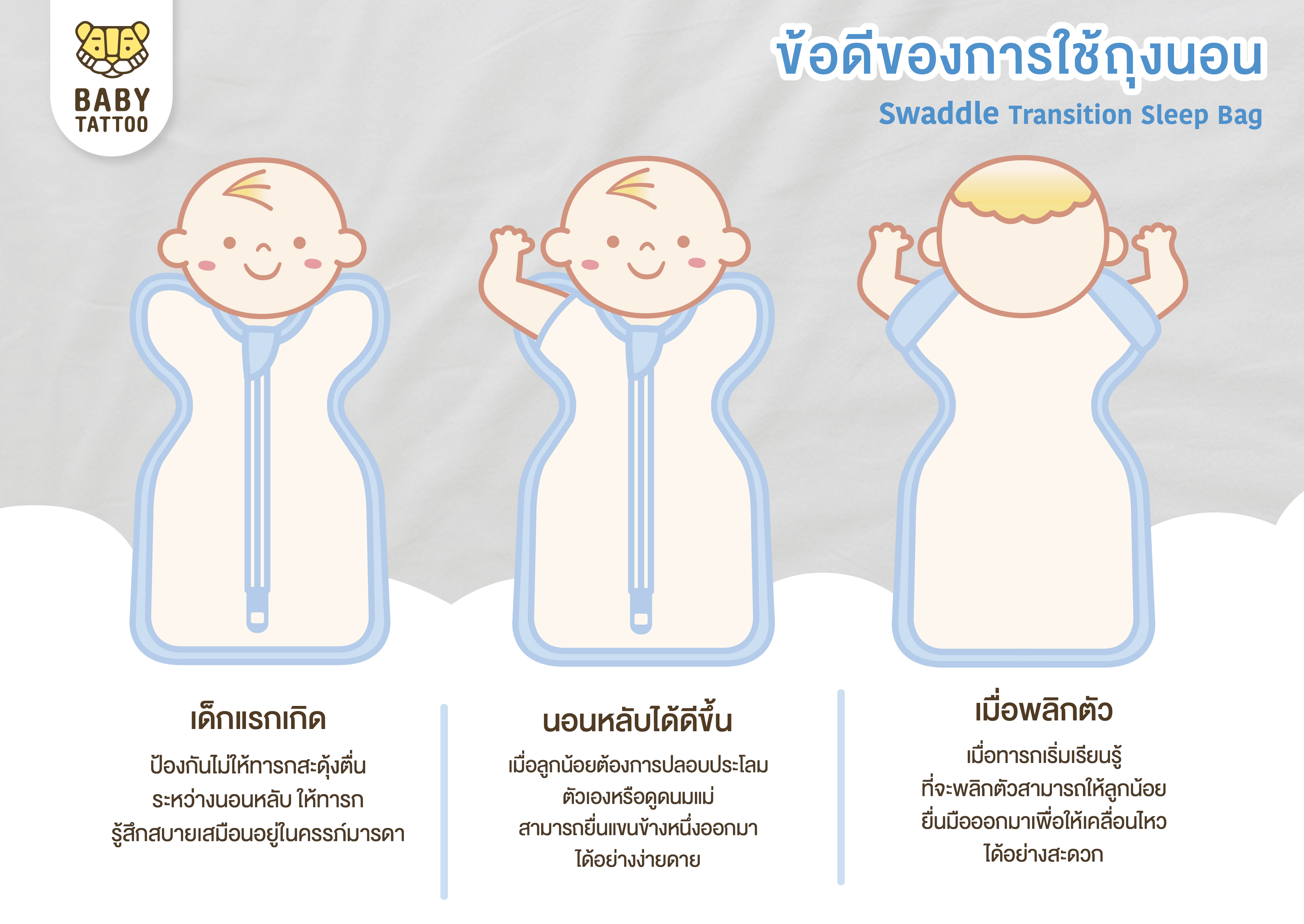 ถุงนอนป้องกันการสะดุ้ง