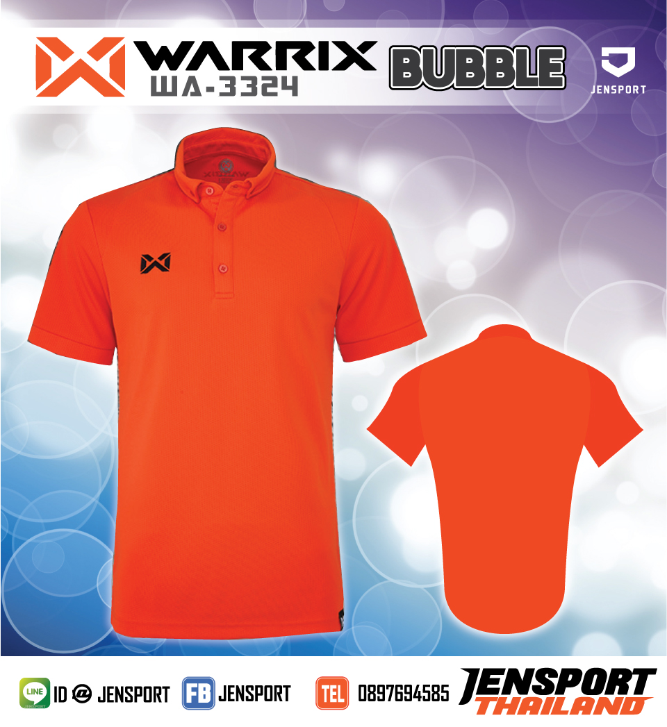 เสื้อ-Warrix-WA3324-สีส้ม