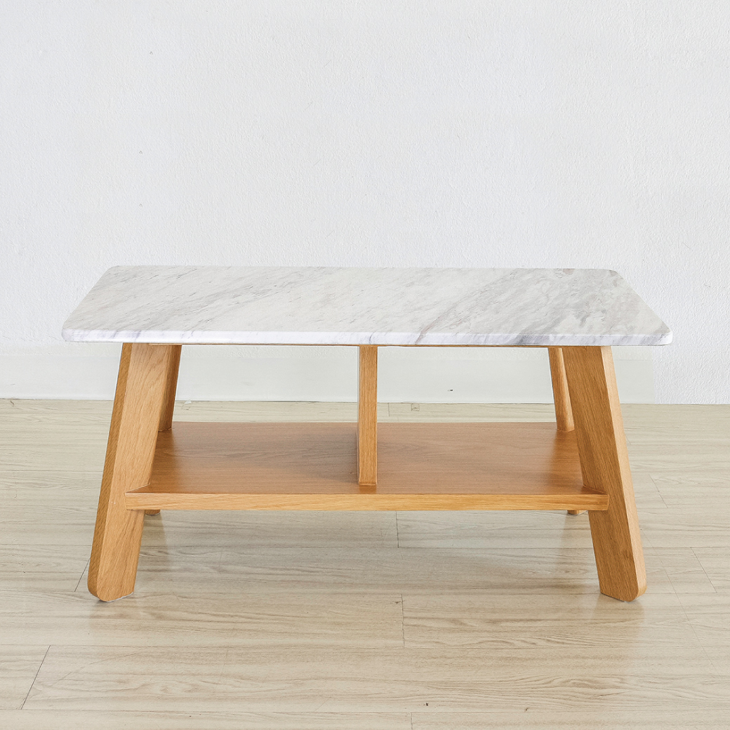 โต๊ะกลางหินอ่อน - Polar Coffee Table (Size S)