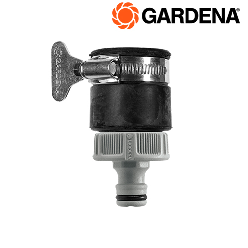 Gardena Round Tap Connector (Tap Outside Diameter 15-20 MM) (02907-20)