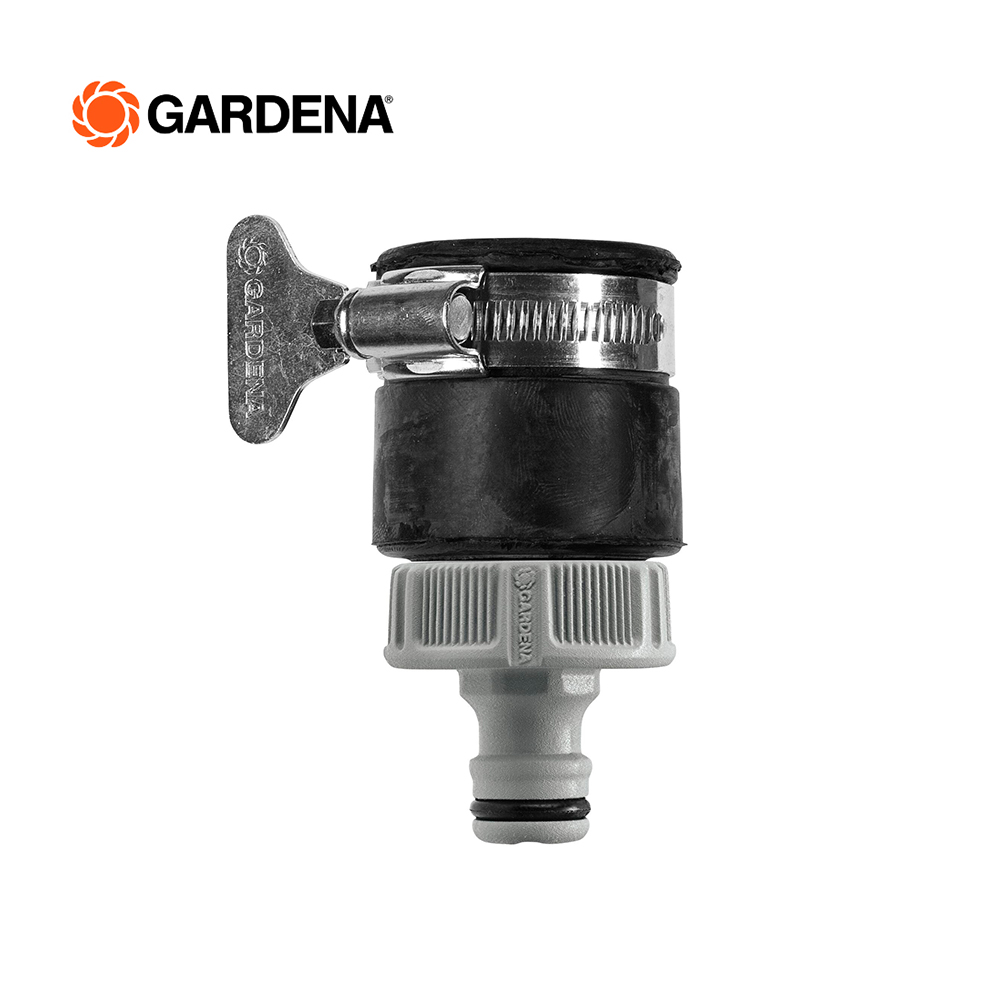 Gardena ข้อต่อสำหรับก๊อกน้ำไร้เกลียว ขนาด 15-20 มิลลิเมตร (02907-20)