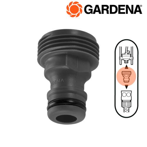 Gardena ข้อต่อสำหรับก๊อกน้ำ ขนาด 3/4” (26.5มม.) (02921-20)