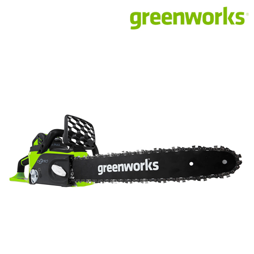 Greenworks เลื่อยโซ่แบตเตอรี่ ขนาด 40V, กำลัง 0.9 แรงม้า, บาร์ 10 นิ้ว (เฉพาะตัวเครื่อง)