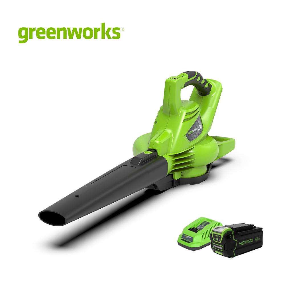 Greenworks Battery Blower Vac 40V Including Battery and Charger