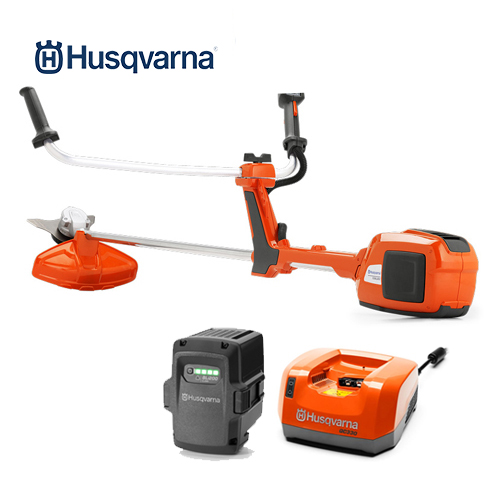 Husqvarna เครื่องตัดหญ้าแบตเตอรี่ 536LiRX พร้อมแบตเตอรี่และแท่นชาร์จ