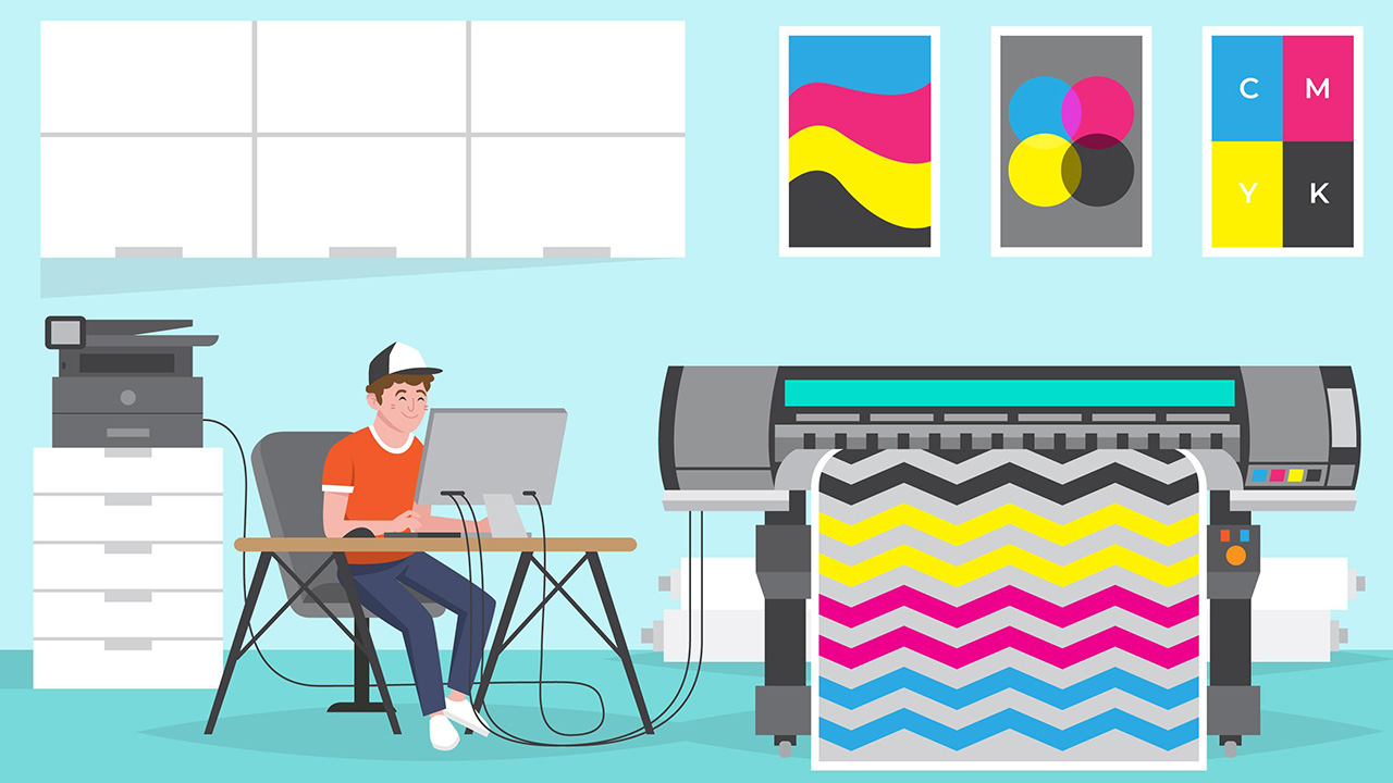 งานพิมพ์ สีเพี้ยน