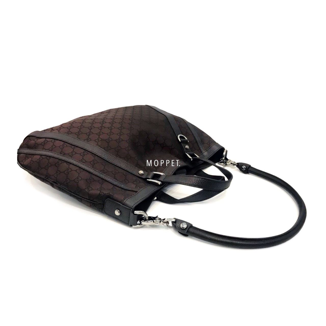 Used Gucci Hobo bag in Signature Brown SHW