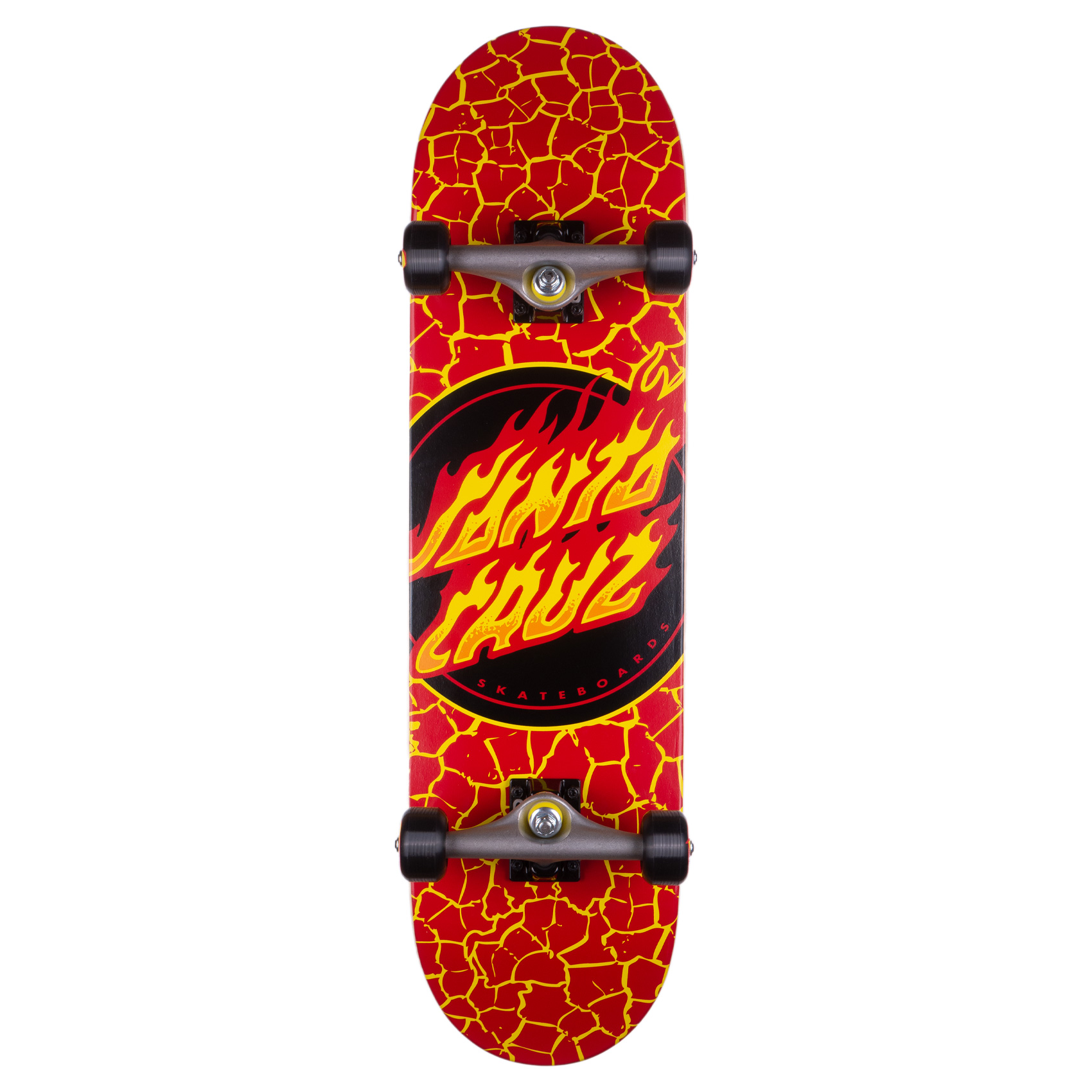 สเก็ตบอร์ด Santa Cruz Flame Dot Large Skateboard Complete 8.250 x 31.5