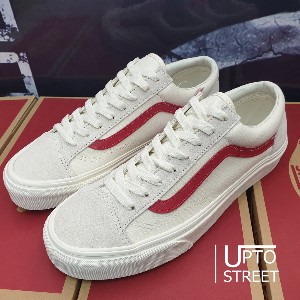 vans style 36 marshmallow red