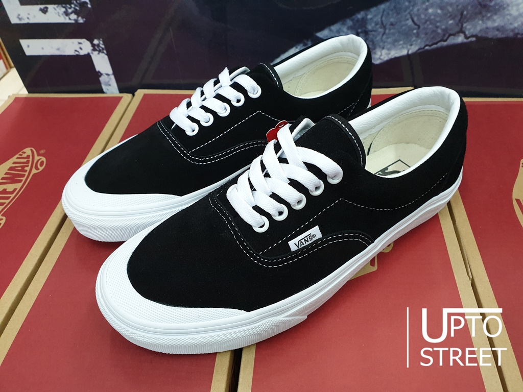 vans era tc black suede