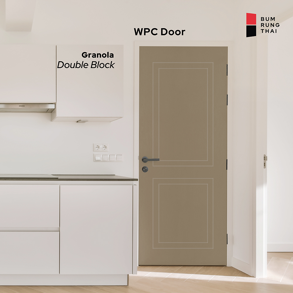 WPC Door Finish color - Granola