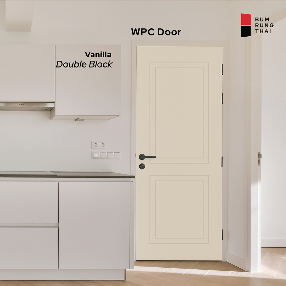 WPC Door Finish color - Vanilla
