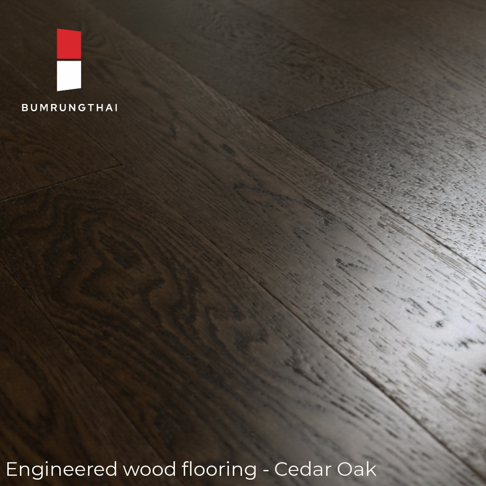 Engineered wood flooring - Cedar Oak