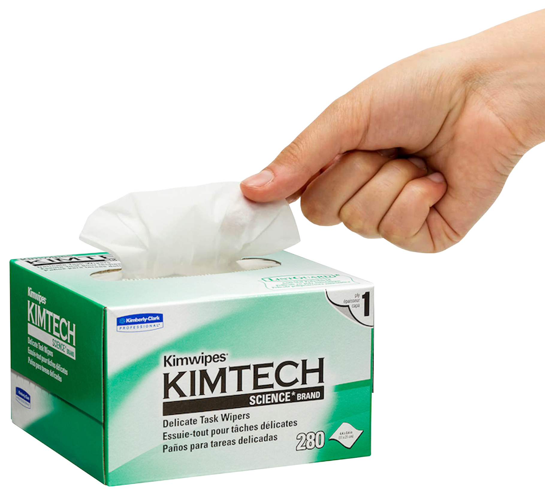 กระดาษเช็ดทำความสะอาด KIMTECH SCIENCE* KIMWIPES* Delicate Task Wipers
