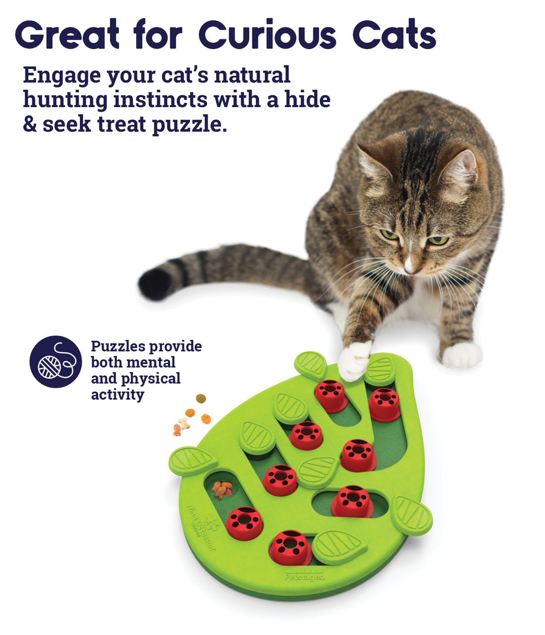 NINA OTTOSSON BY OUTWARD HOUND Buggin' Out Puzzle & Play Cat Toy 