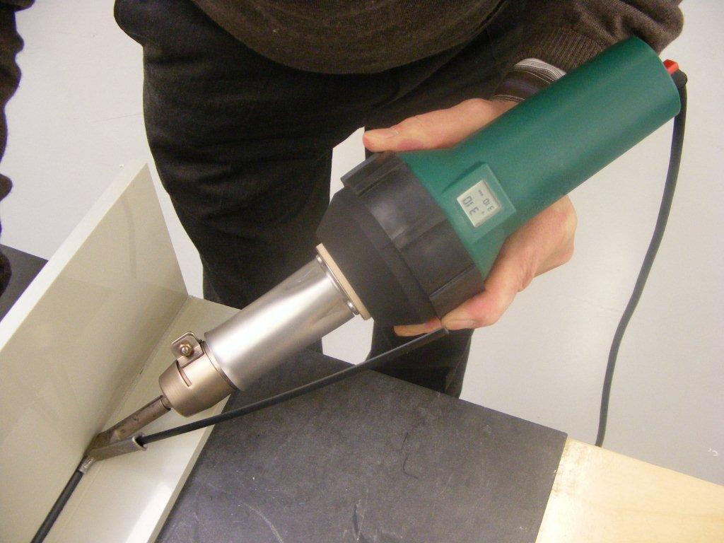 การเชื่อมประกอบ PP sheet ด้วยวิธี draw welding