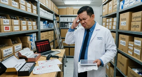 ที่ร้านแว่นตา