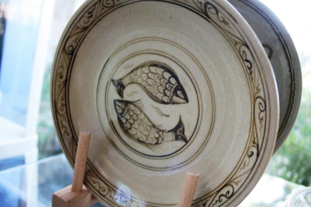 Ceramic Plate 8" - Wiang Galong (Fish)