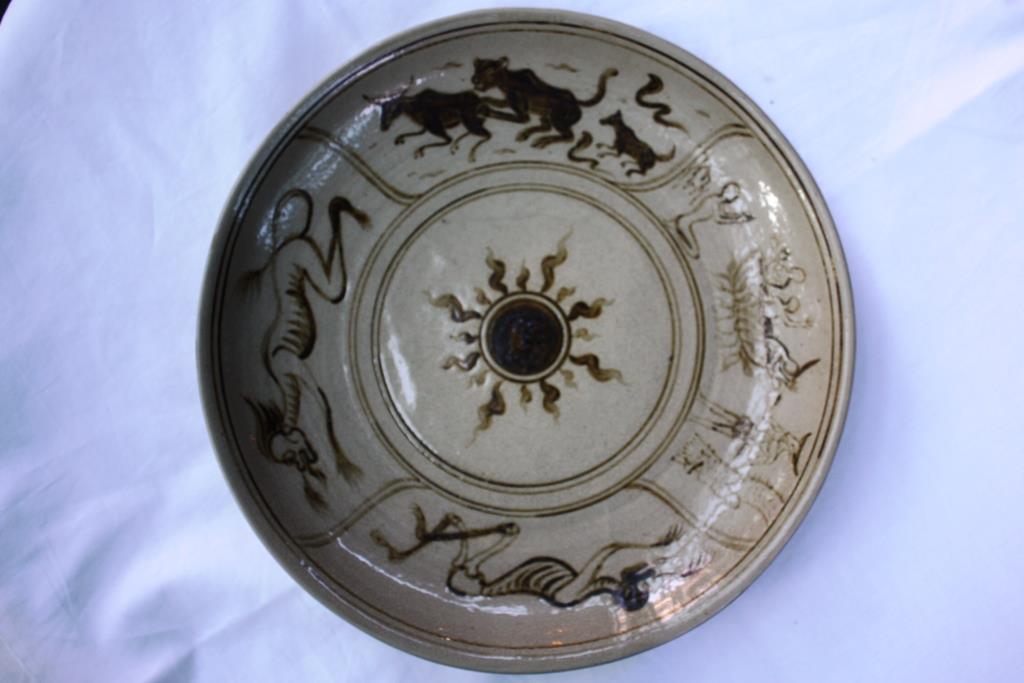 Ceramic Plate 9" - Wiang Galong (Lokutra)