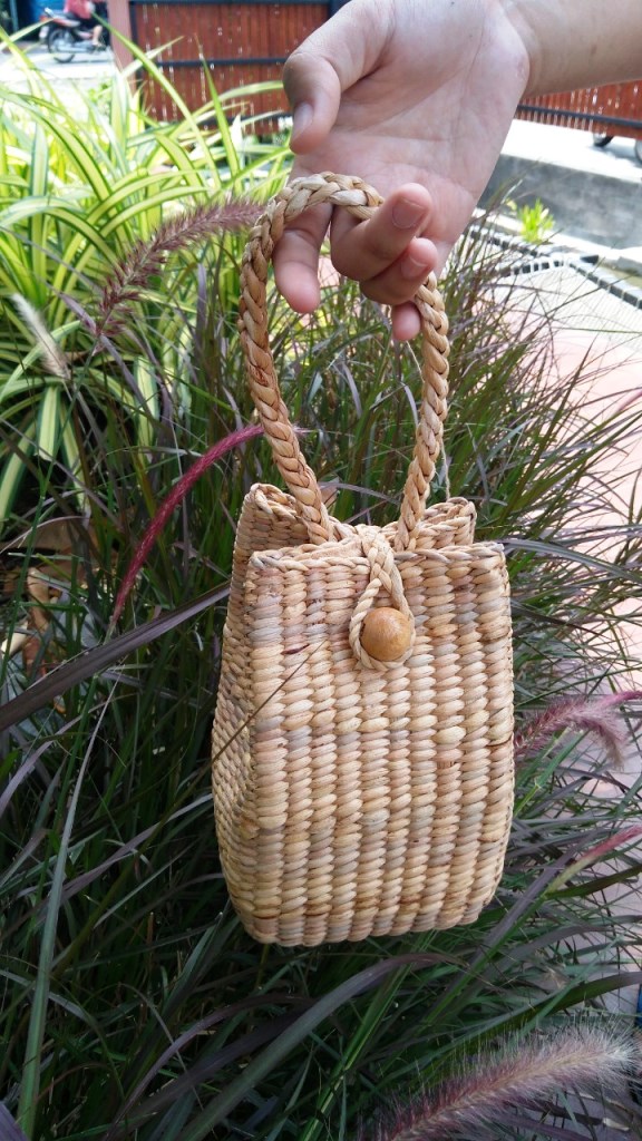 Water hyacinth handbag