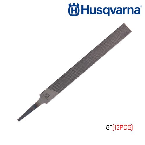 HUSQVARNA FLAT FILE 8”, 12 PCS