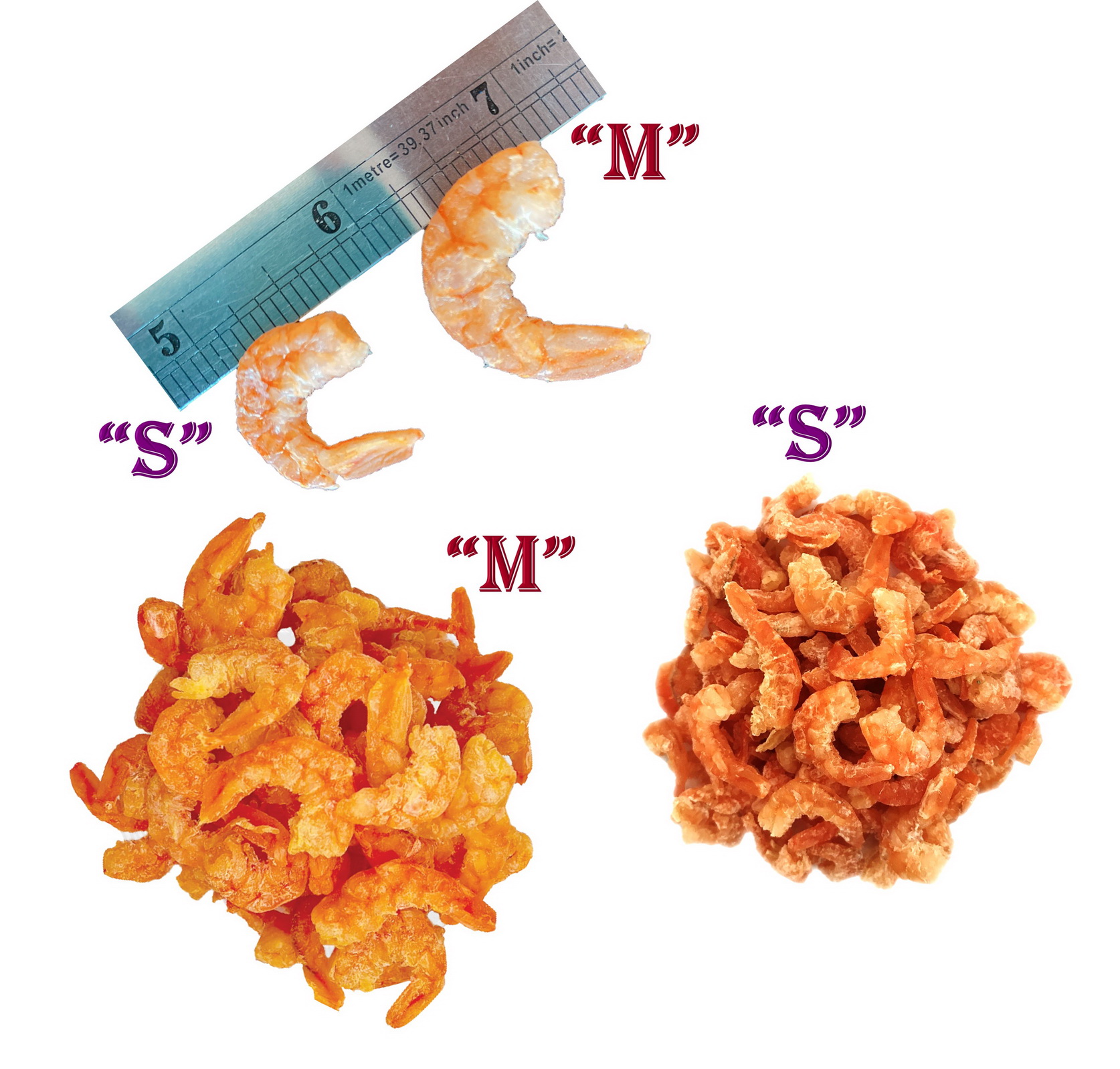 Dried Shrimps of LUNGCHA “M” size for Thai Recipes and Asian Cuisine