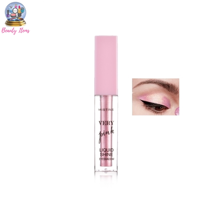 อายแชโดว์วิบวับ มิสทีน เวรี่พิงค์ ลิควิด ชายน์ Mistine Very Pink Liquid Shine Eyeshadow 1.9 g.