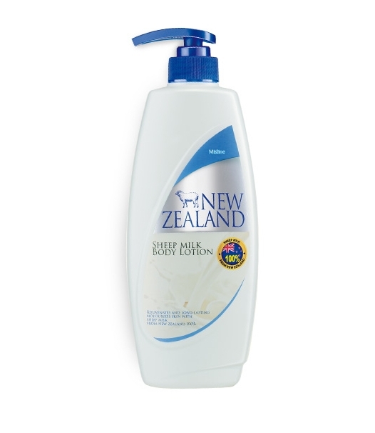 โลชั่นผิวนุ่มสูตรน้ำนมแกะ มิสทีน นิวซีแลนด์ ชีพ มิลค์ Mistine New Zealand Sheep Milk Body Lotion 600 ml.
