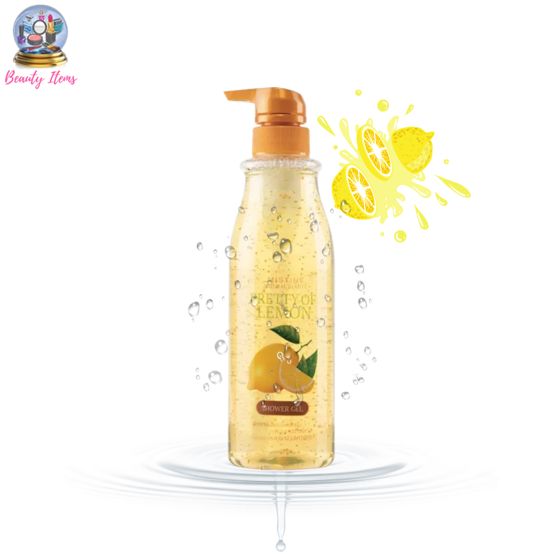 เจลอาบน้ำ มิสทีน เนเชอรัล บิวตี้ พริตตี้ ออฟ เลม่อน Mistine Natural Beauty Pretty of Lemon Shower Gel 515 ml.
