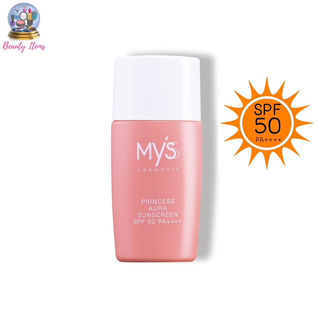 ครีมกันแดด มิสส์ พริ๊นเซส ออร่า ซันสกรีน SPF 50 PA++++ / MYSS Princess Aura Sunscreen SPF 50 PA++++ 25 ml.