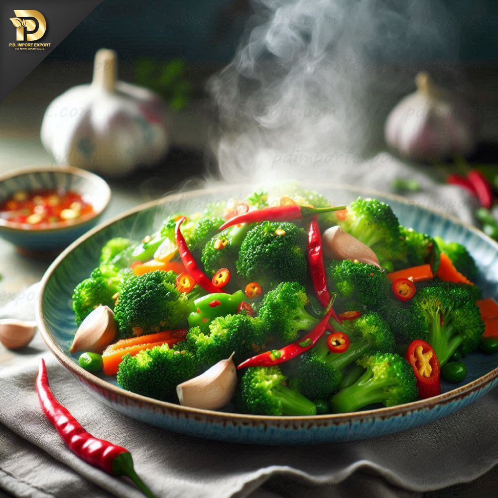 Broccoliผักพริก / บล็อคโคลีผัดพริก Broccoliผักพริก / บล็อคโคลีผัดพริก