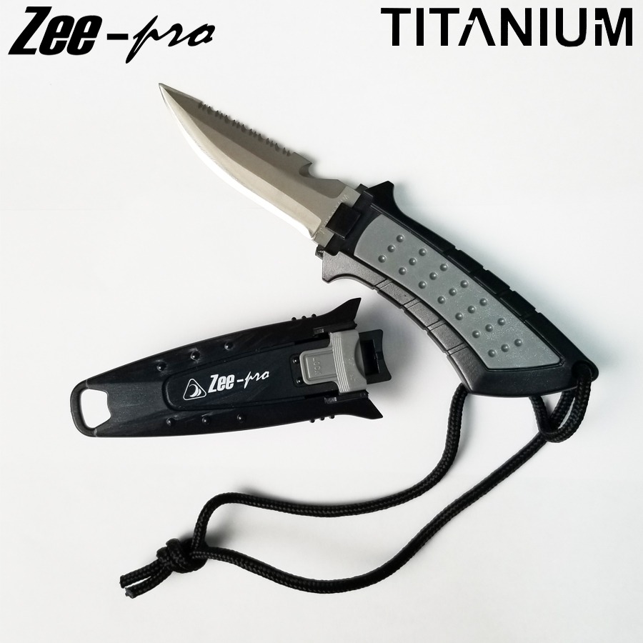 Diving Knife Zeepro Titanium BCD Lock - zeeprosub