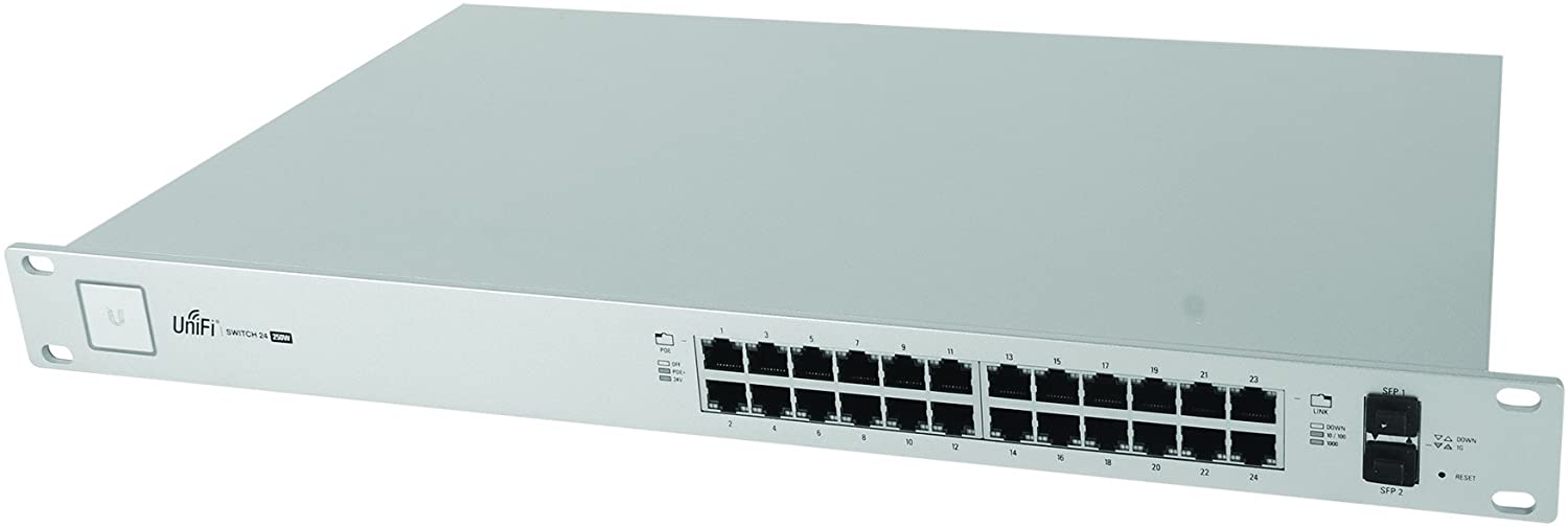 US-24-500W UniFi Switch PoE 24 Managed PoE+ and 802.3AF/AT Gigabit Switch with SFP