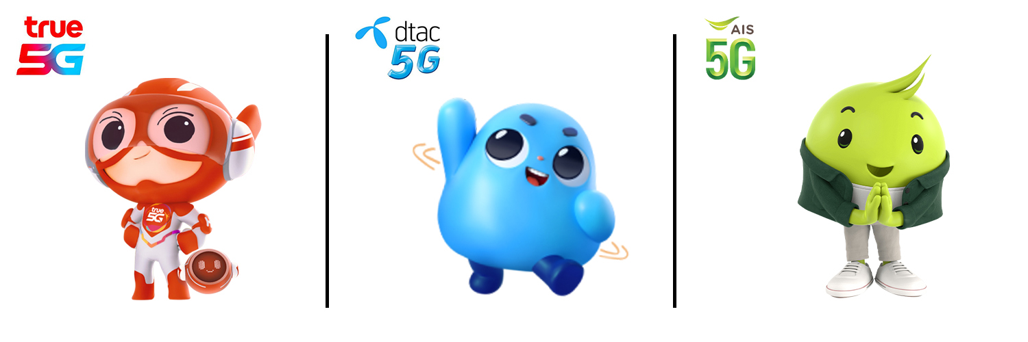 TRUE , DTAC , AIS