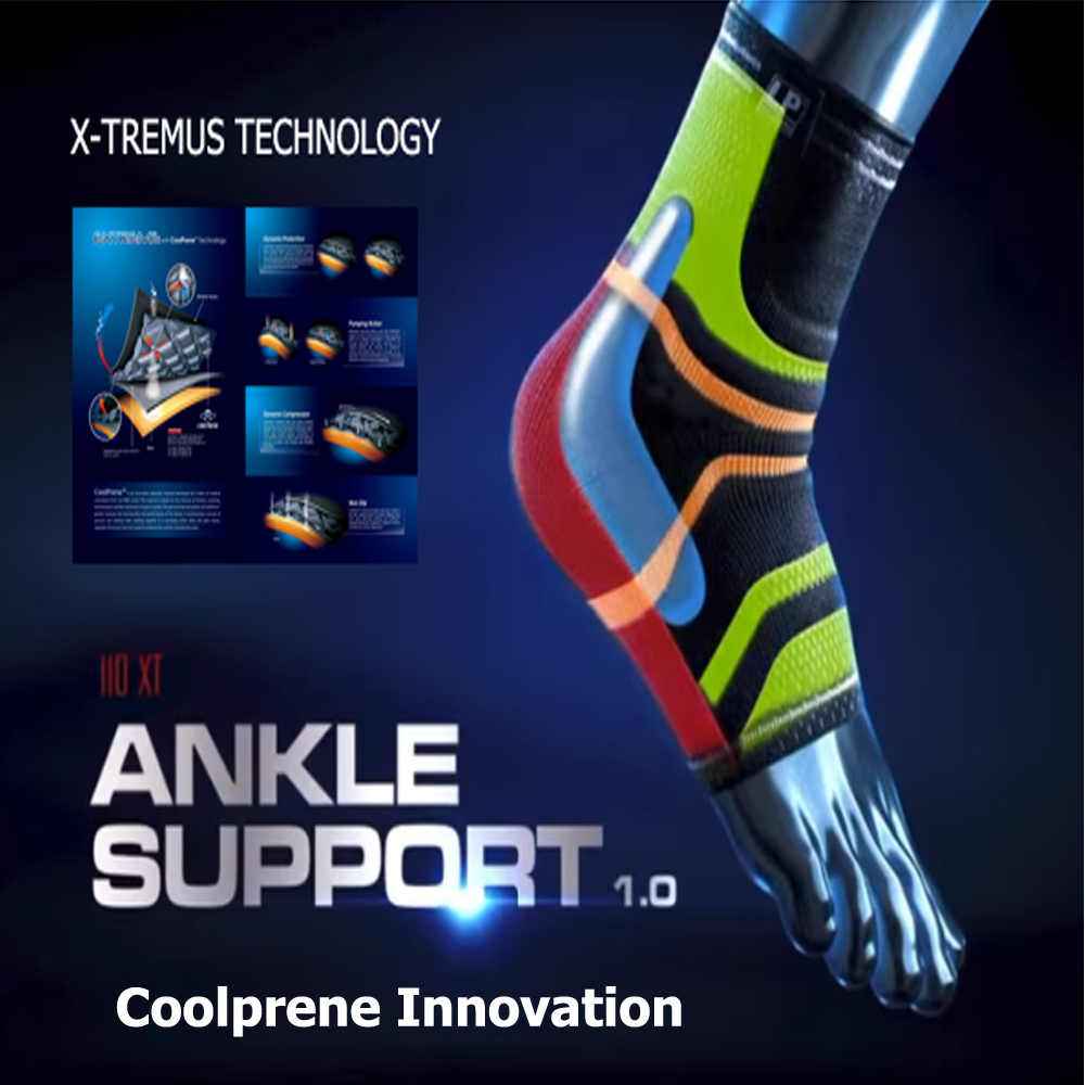 ซัพพอร์ตข้อเท้า+เจลประคบเย็นข้างเท้า (X-TREMUS ANKLE SUPPORT)