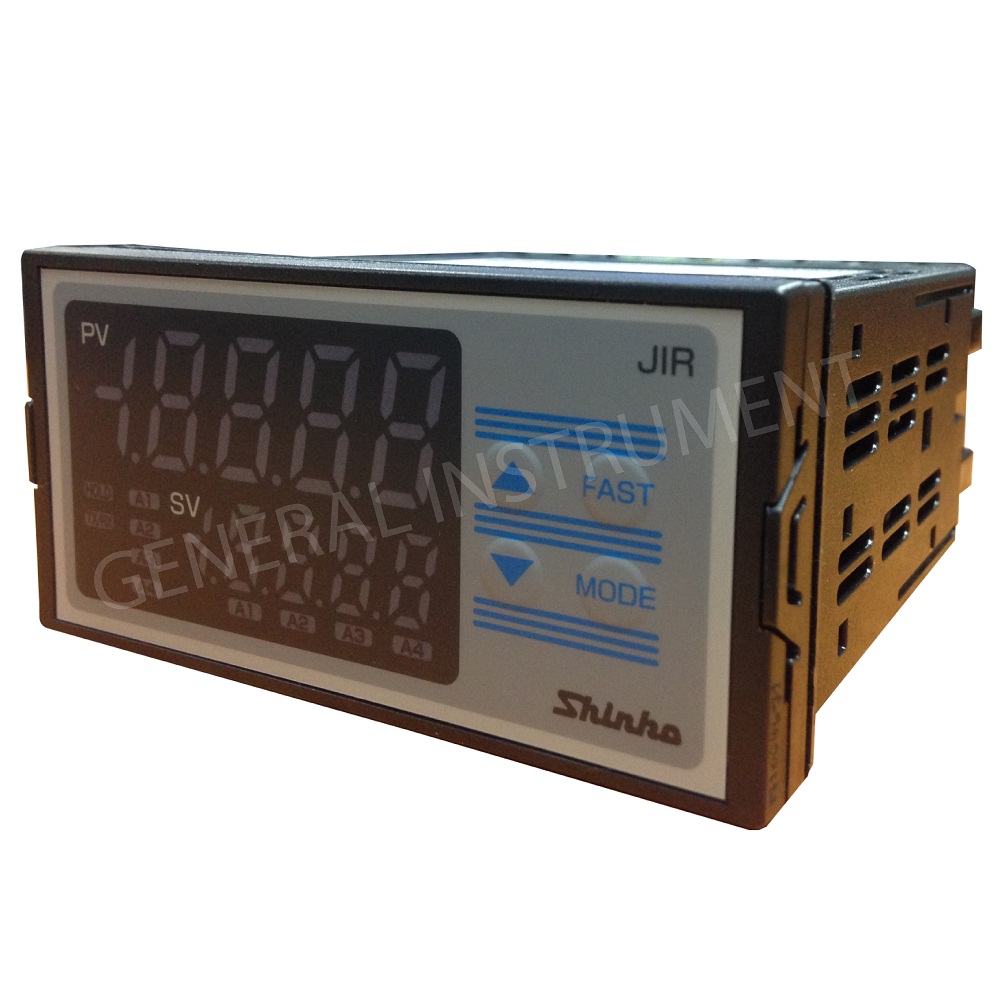 เครื่องวัดอุณหภูมิติดแผง JIR-301-M,1,BK, 24Vac/dc