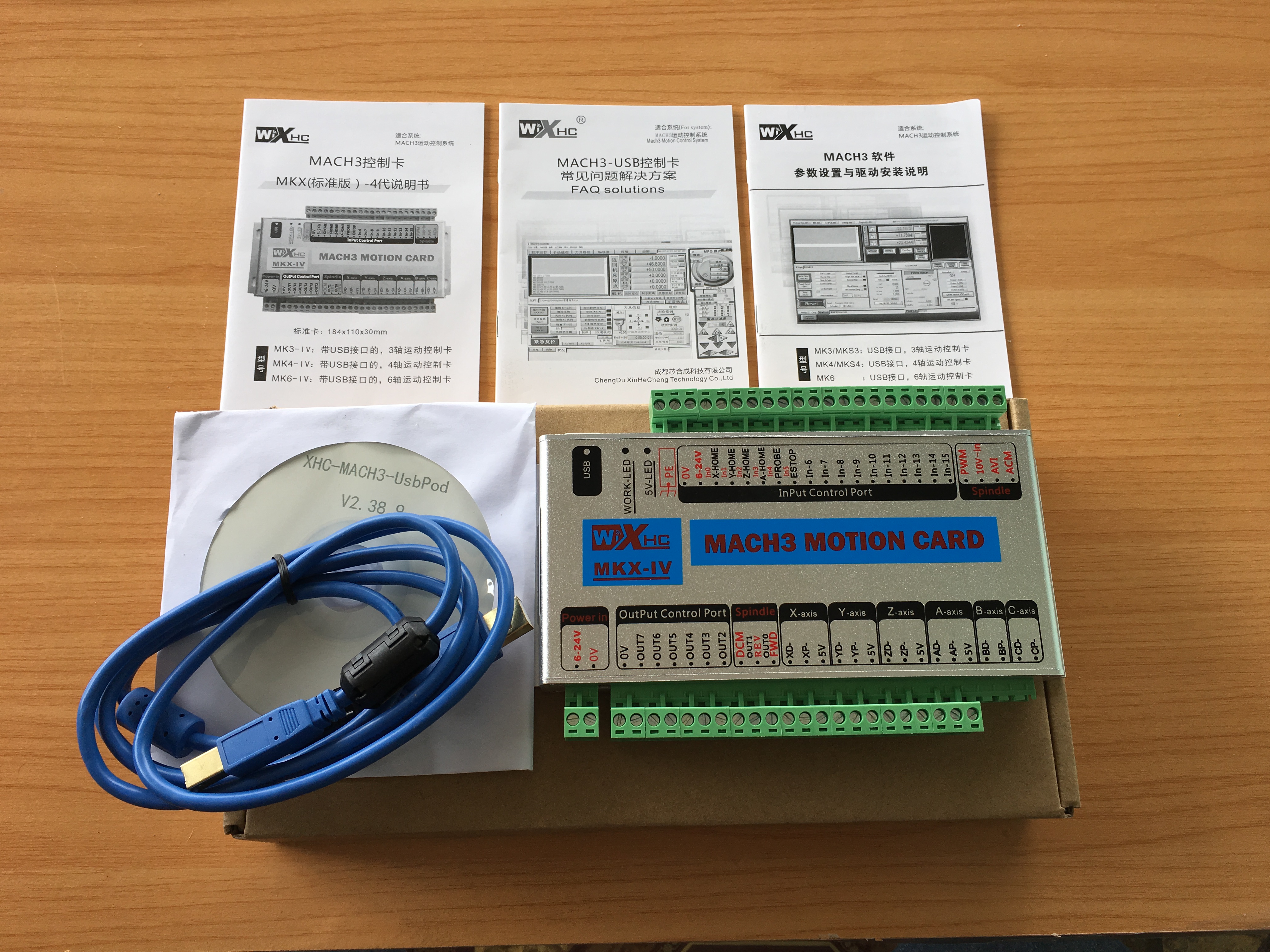 MKX-IV Mach3 USB Interface - servopluscnc