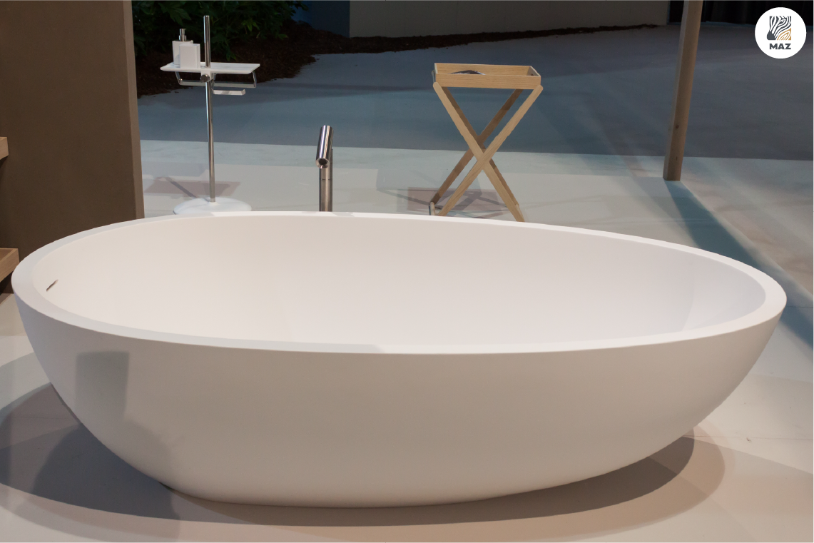 อ่างอาบน้ำหินสังเคราะห์ Solid Surface Bathtub