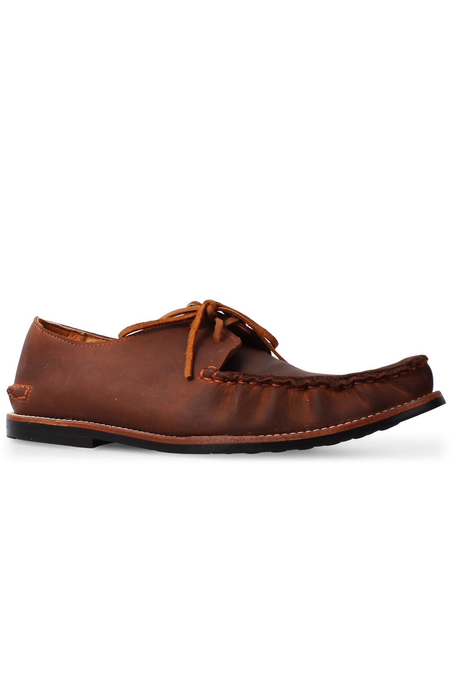 Tan Full Moccasin Lace Up