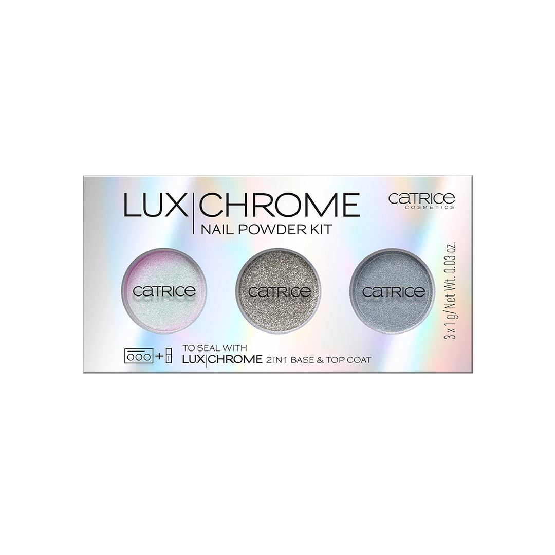 Catrice LuxChrome Nail Powder Kit 01