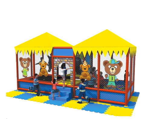 Sealplay ห้องบอล บ้านบอล-ชุดสวนสนุกครอบครัวหมี