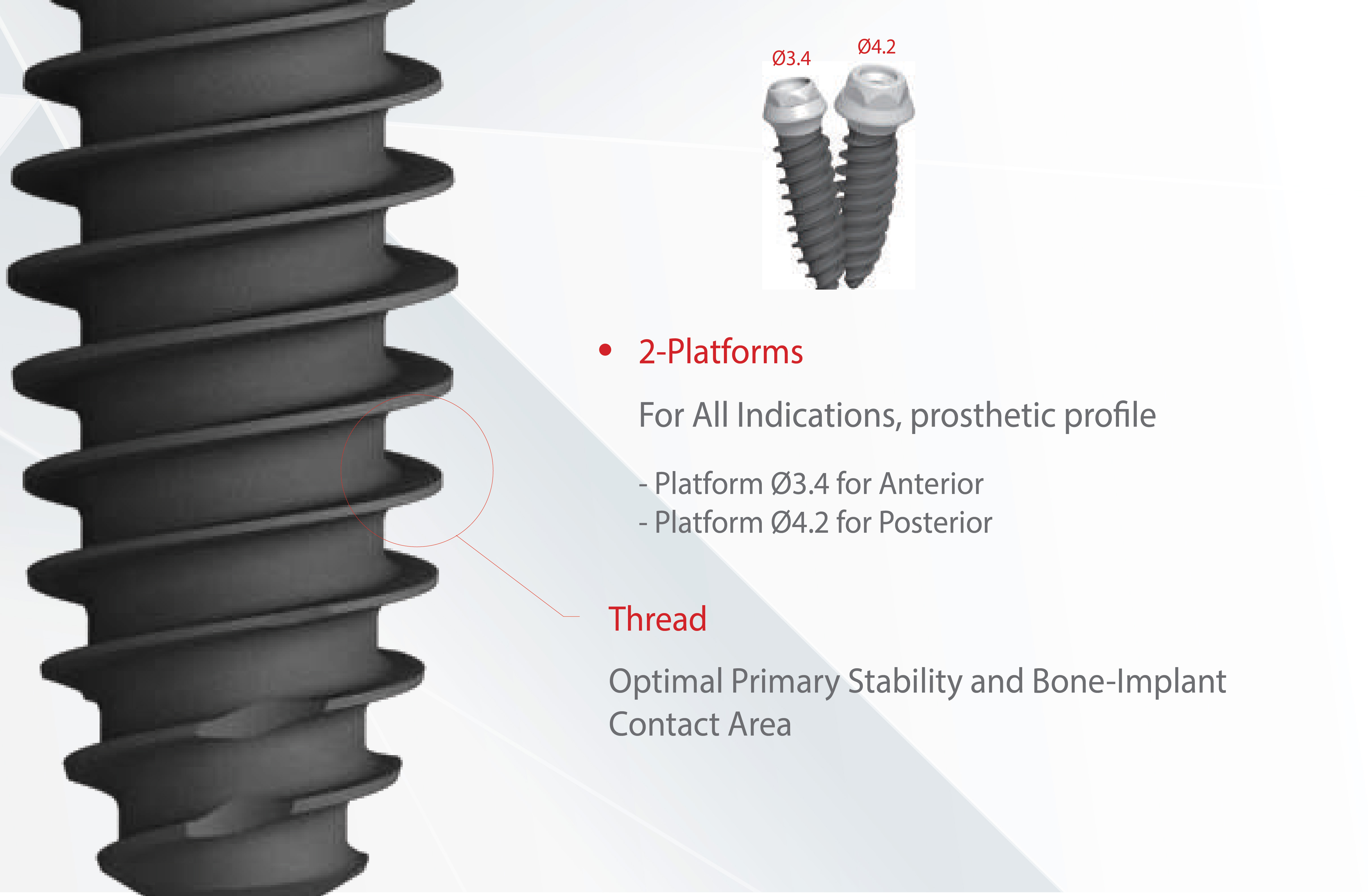Bright Implant Tissue