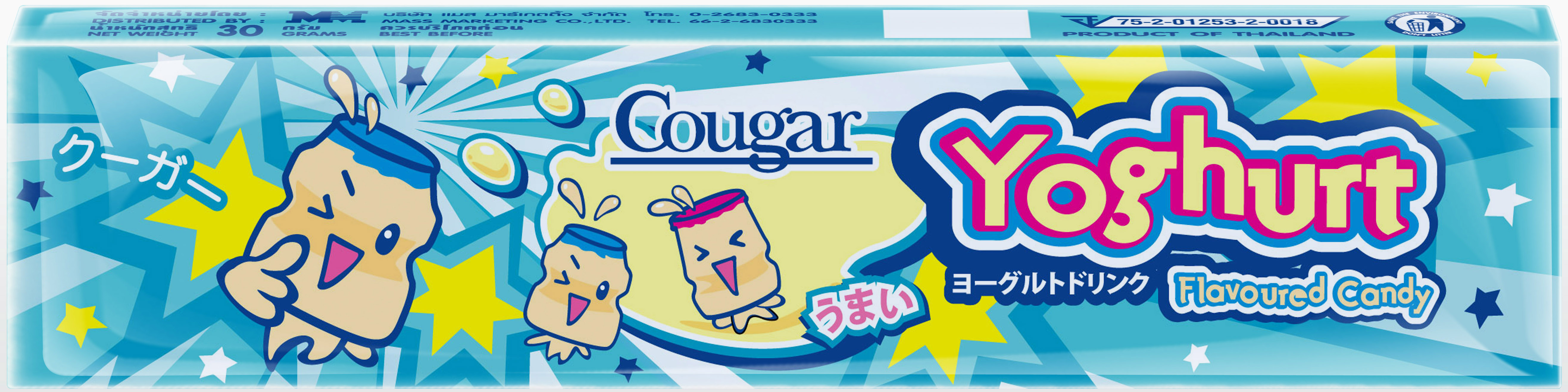 Cougar Yoghurt Flavoured Candy