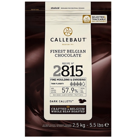 Dark Couverture 57.9% :Callebaut 2.5 กก.