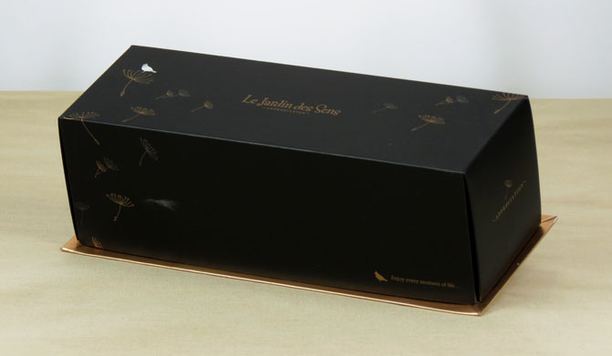 3101B Black Cake Box: Le Jardin Des Sens 9.5*27*9 cm