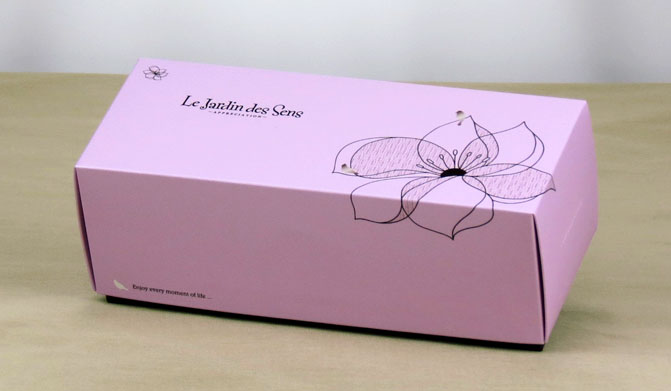 3301C Purple Cake Box: Le Jardin Des Sens 9*22*7.5 cm