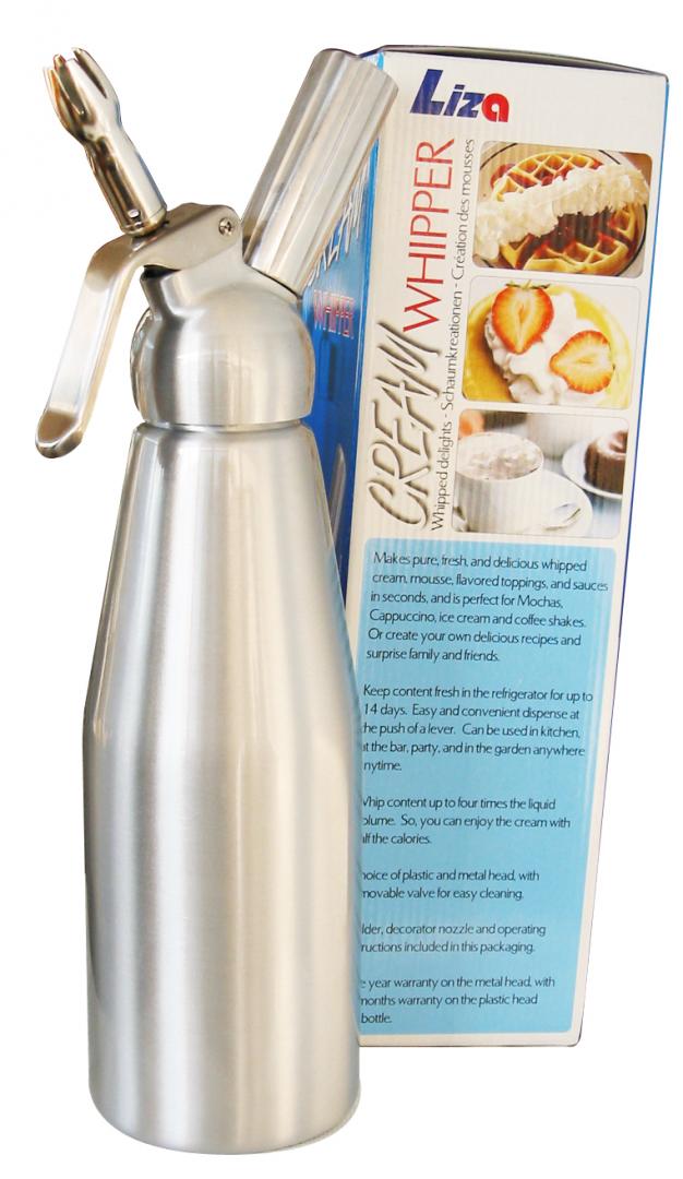 LIZA Cream Whipper with Aluminium Head 1 Liter bakeryland